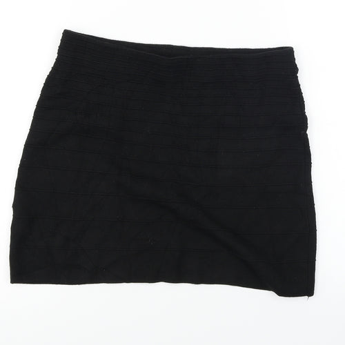 Promod Womens Black   A-Line Skirt Size 26 in