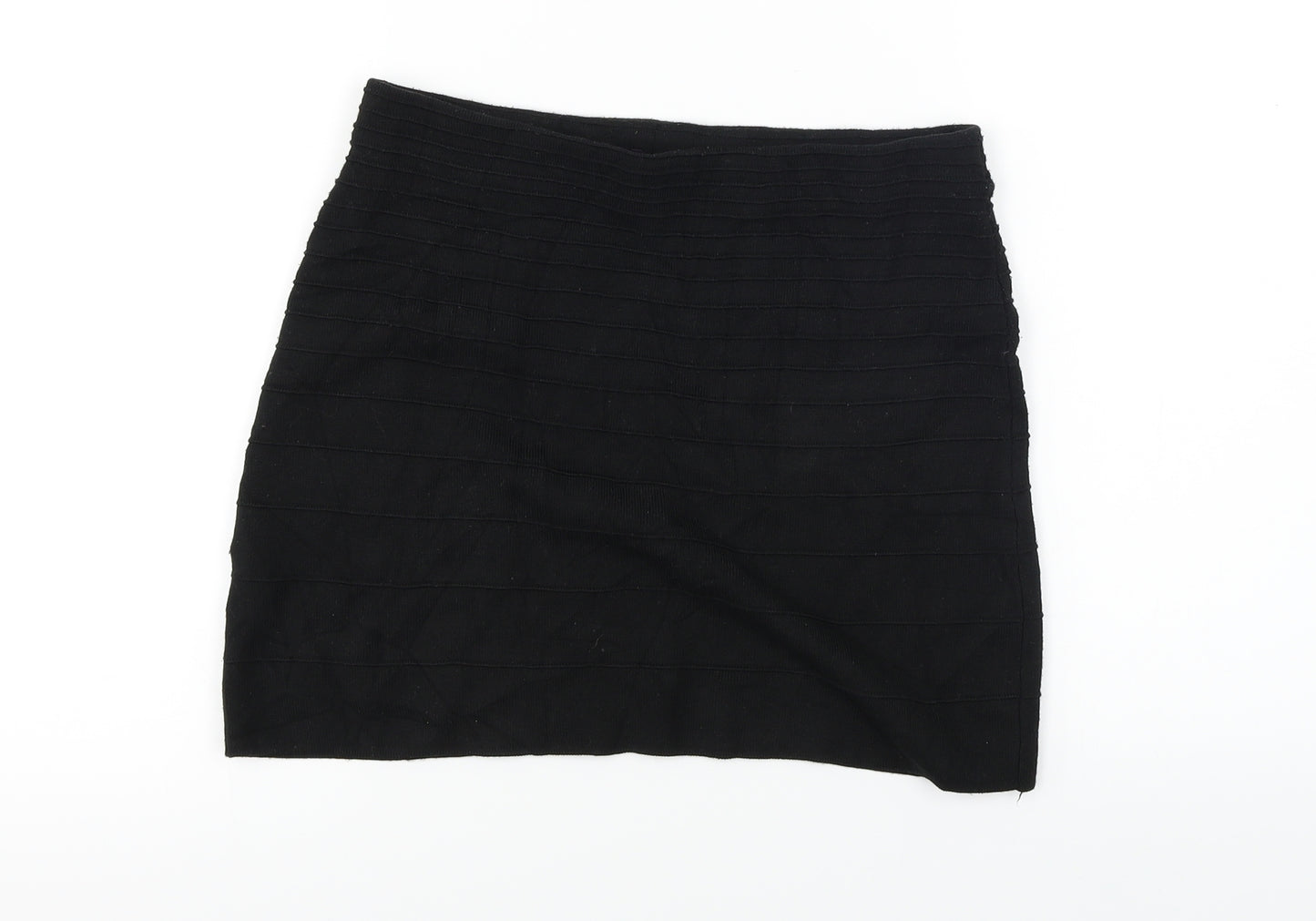 Promod Womens Black   A-Line Skirt Size 26 in