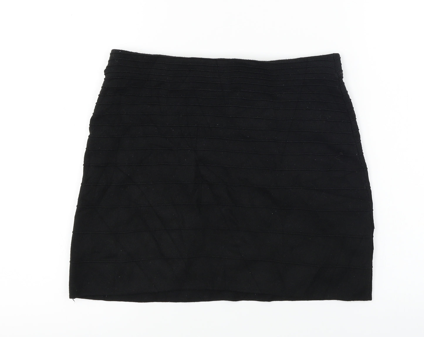 Promod Womens Black   A-Line Skirt Size 26 in
