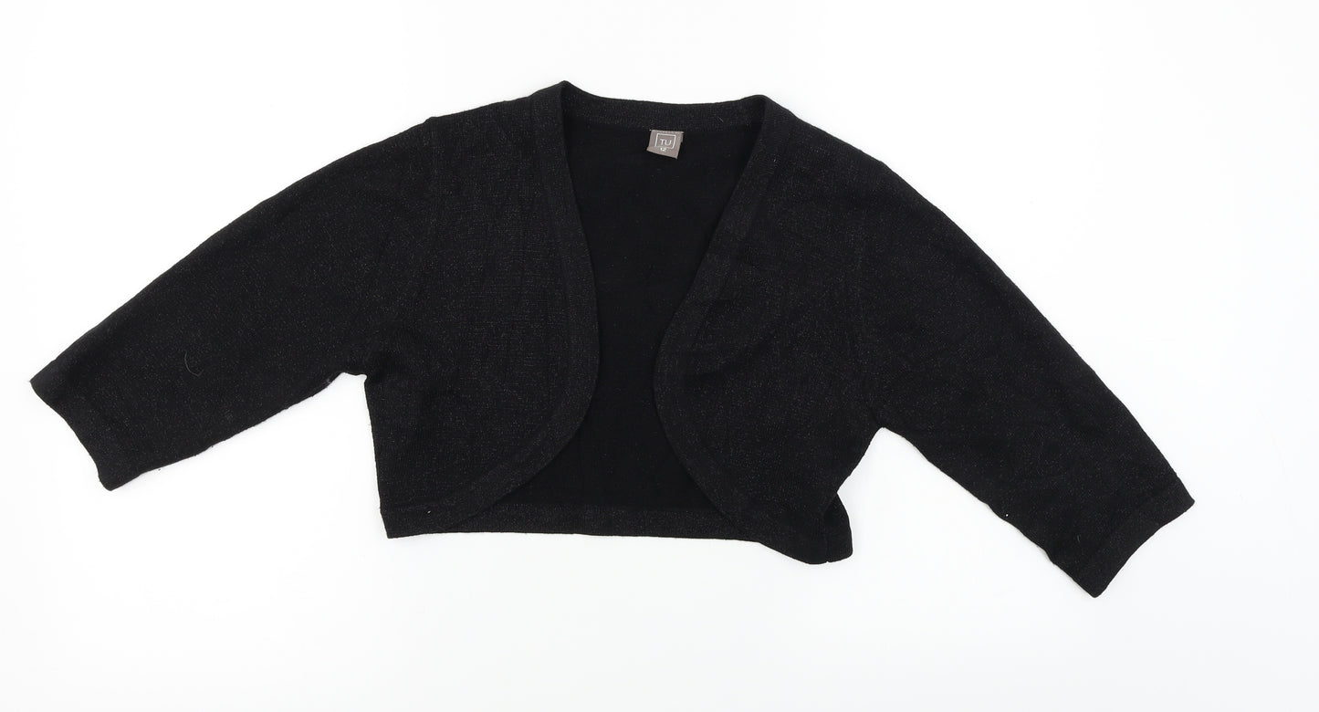 TU Womens Black   Cardigan Jumper Size 12