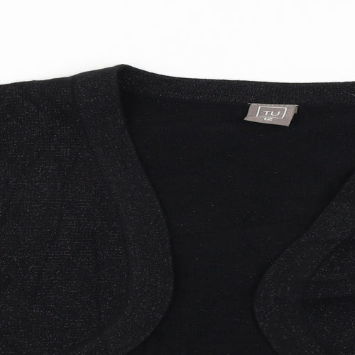 TU Womens Black   Cardigan Jumper Size 12