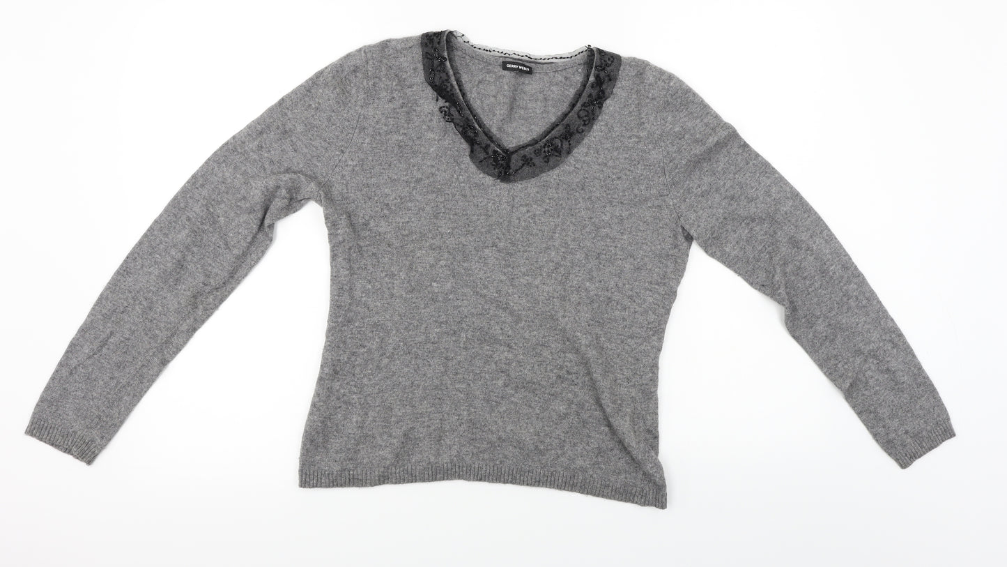 Gerry Webber   Womens Grey   Pullover Jumper Size 10