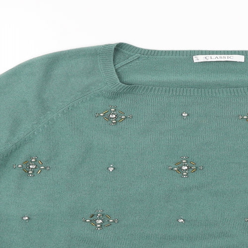 Marks and Spencer  Womens Green   Pullover Jumper Size 10