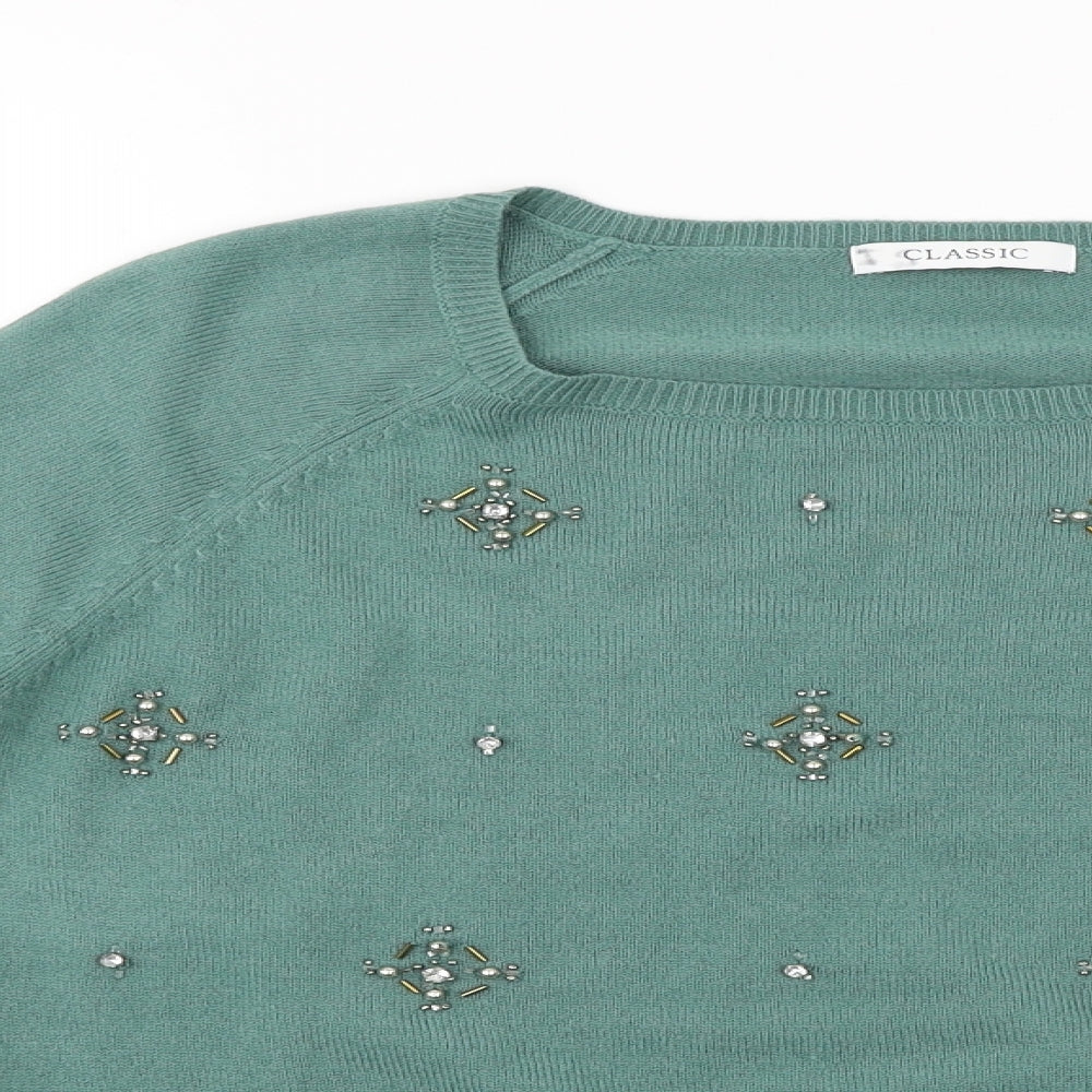 Marks and Spencer  Womens Green   Pullover Jumper Size 10