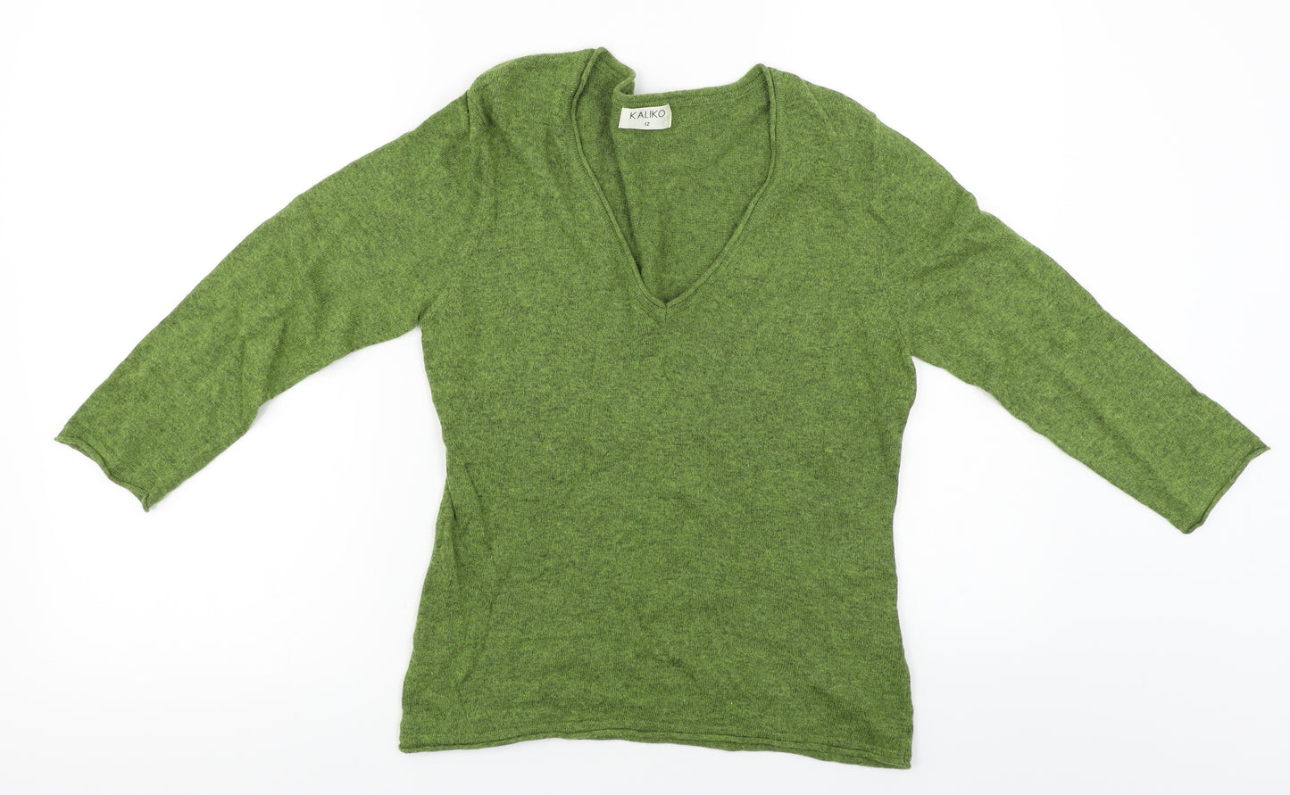 Kaliko Womens Green   Pullover Jumper Size 12