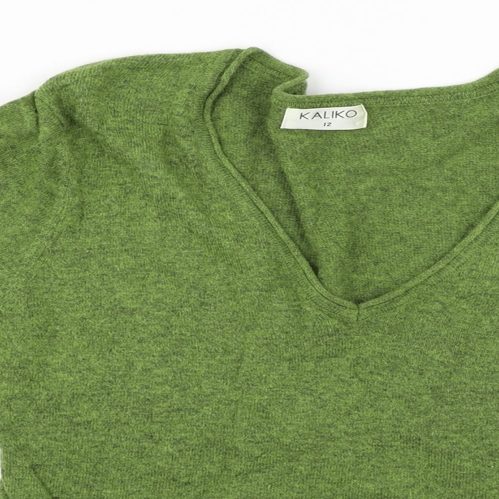 Kaliko Womens Green   Pullover Jumper Size 12