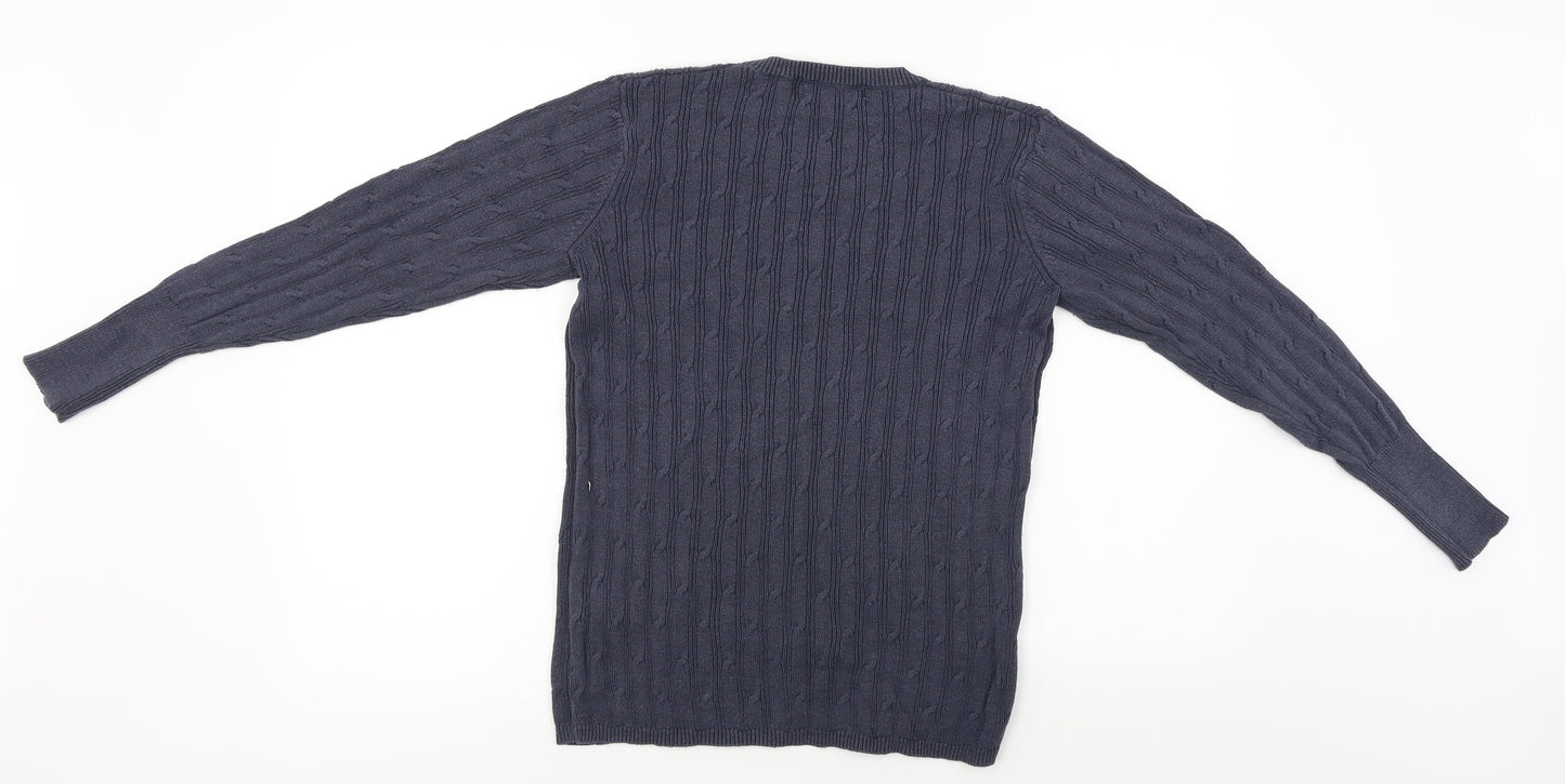 The Earth Collection  Mens Grey   Pullover Jumper Size S