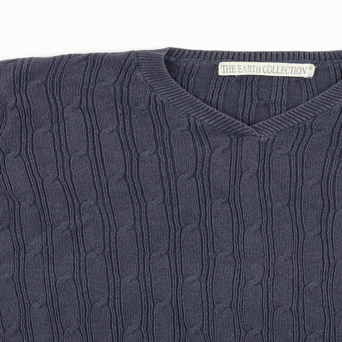 The Earth Collection  Mens Grey   Pullover Jumper Size S