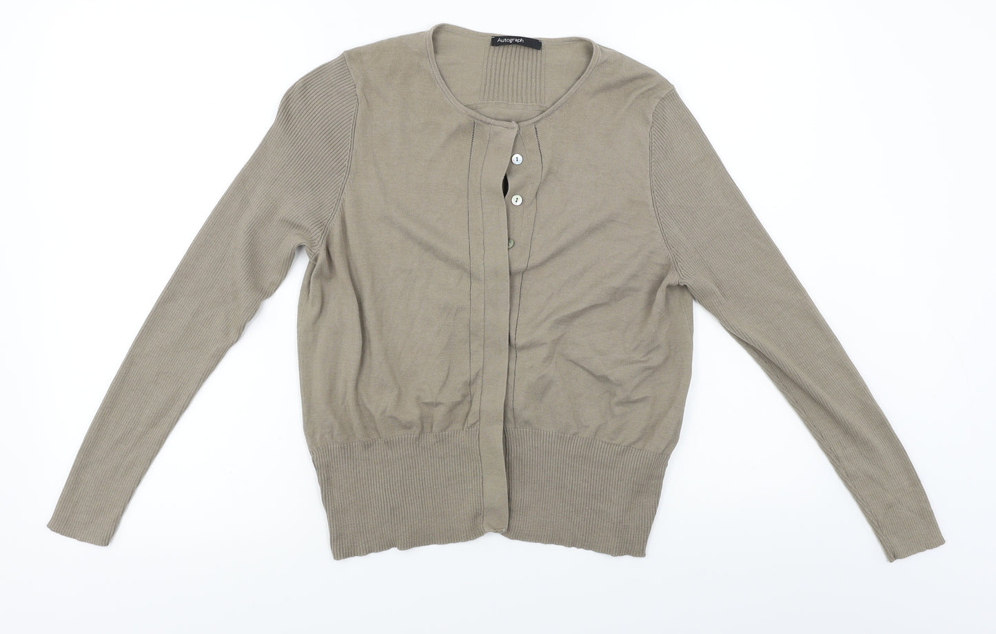 Autograph  Womens Brown   Cardigan Jumper Size 14