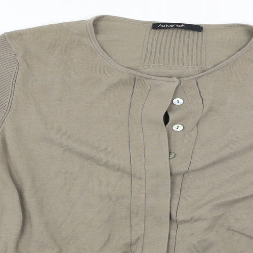 Autograph  Womens Brown   Cardigan Jumper Size 14