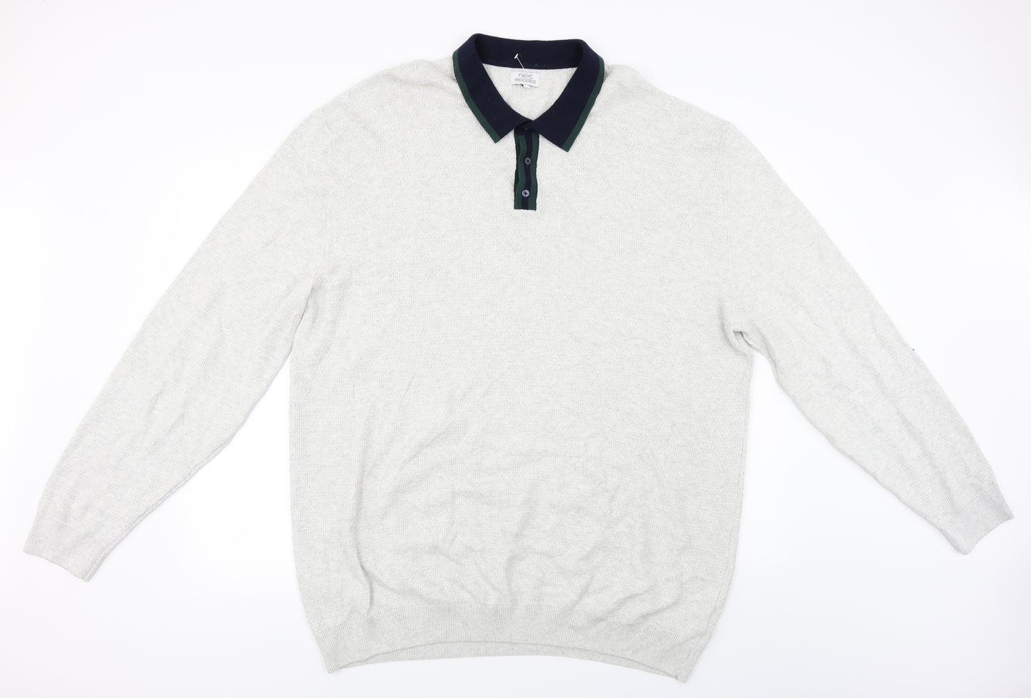 NEXT  Mens White    Polo Size 3XL