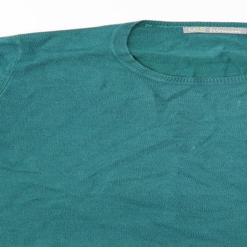 Marks and Spencer  Womens Green   Pullover Jumper Size 10