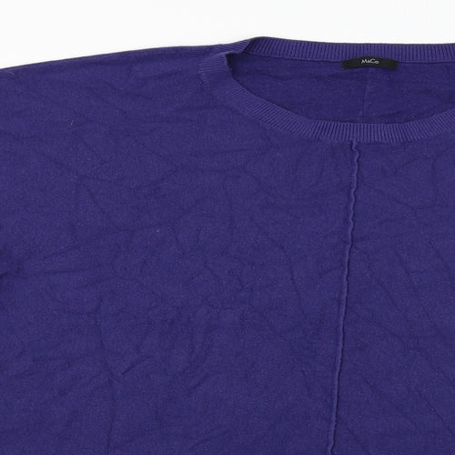 M&Co Womens Purple   Pullover Jumper Size 14