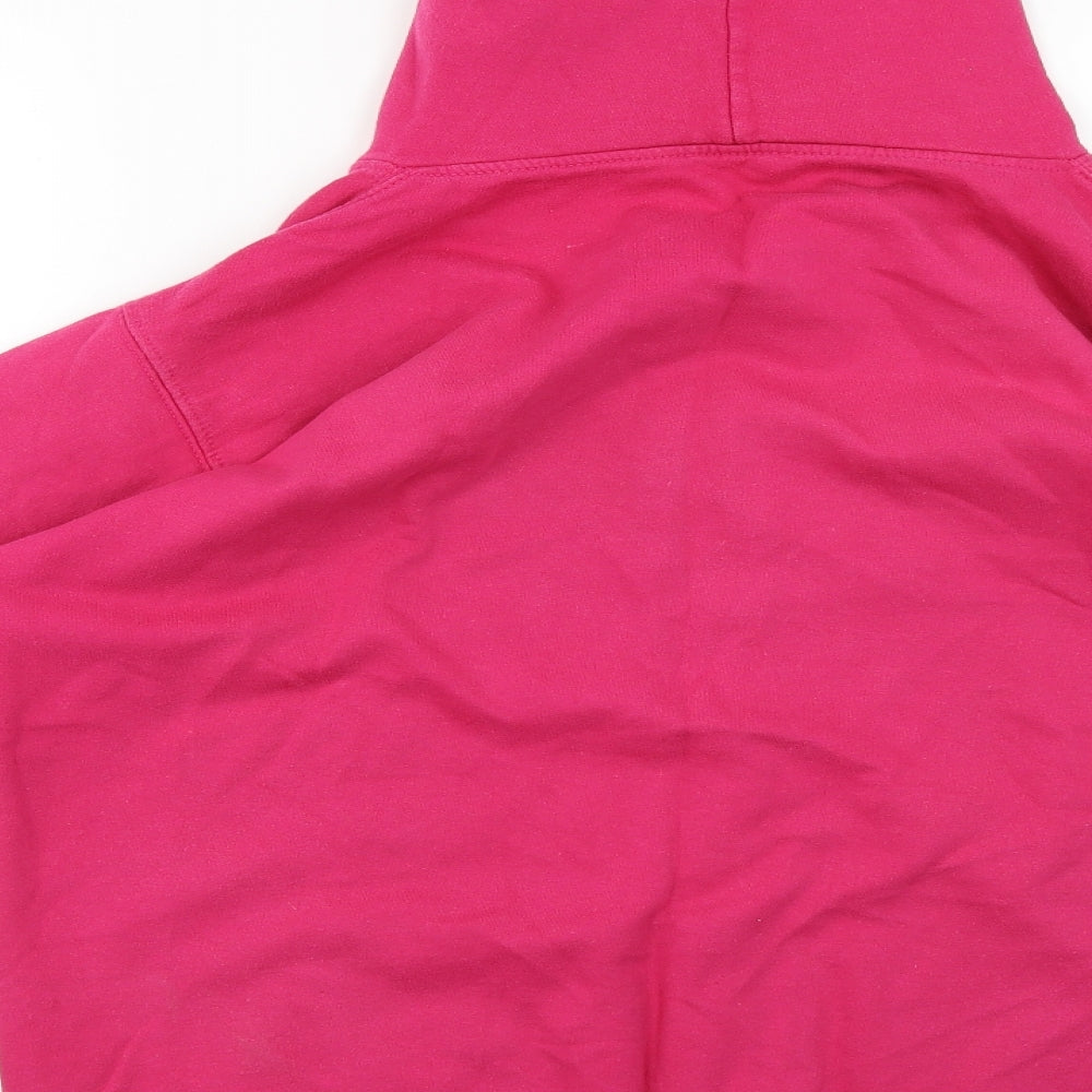 Justhoods  Womens Pink   Full Zip Hoodie Size M