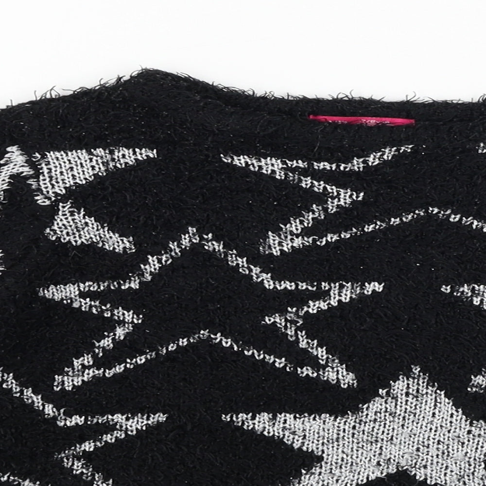 YD Girls Black   Pullover Jumper Size 7-8 Years