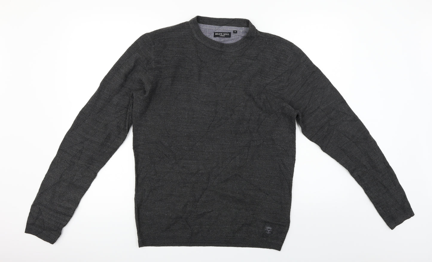 Brave Soul  Womens Grey   Pullover Jumper Size M