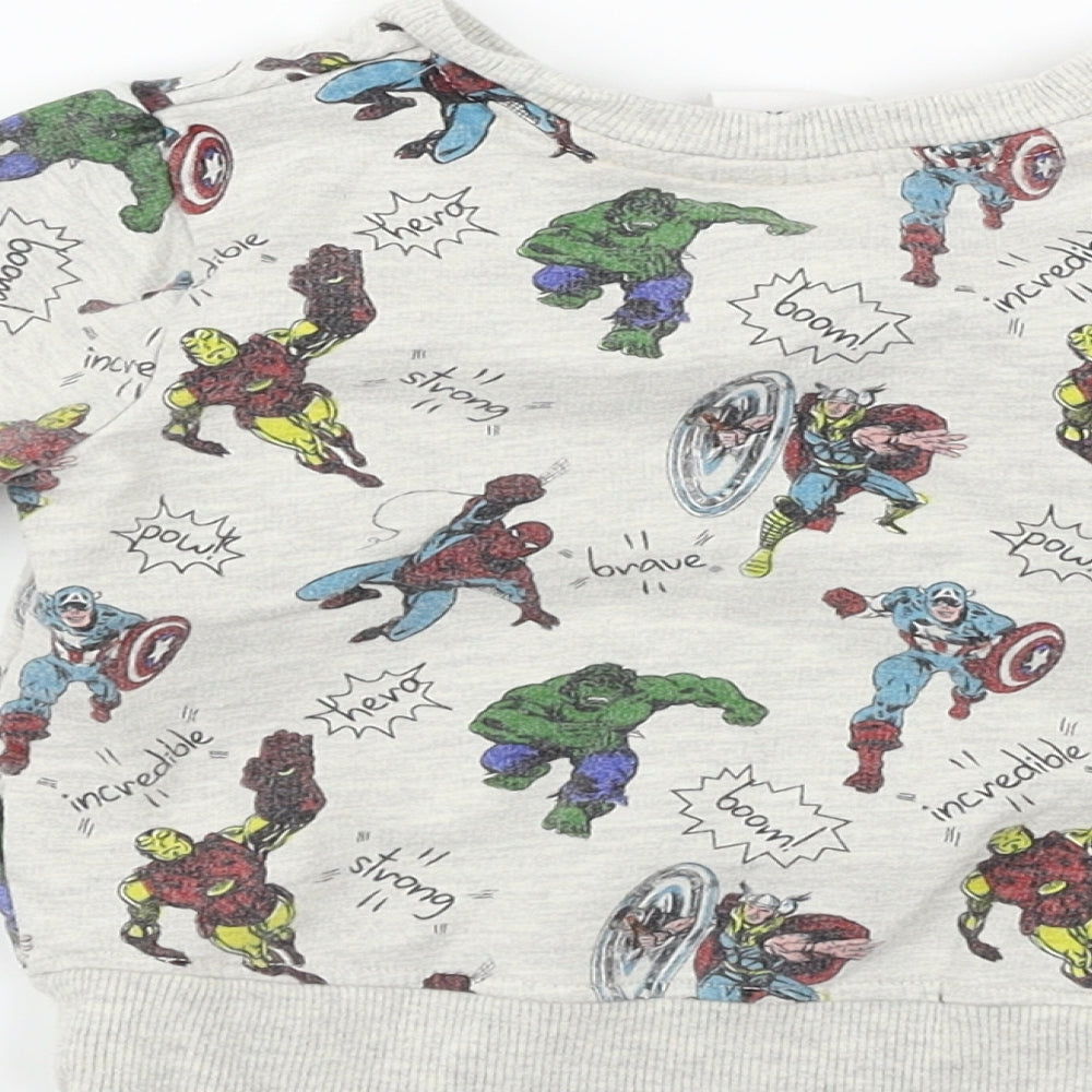 NEXT  Boys Grey   Pullover Jumper Size 9-12 Months