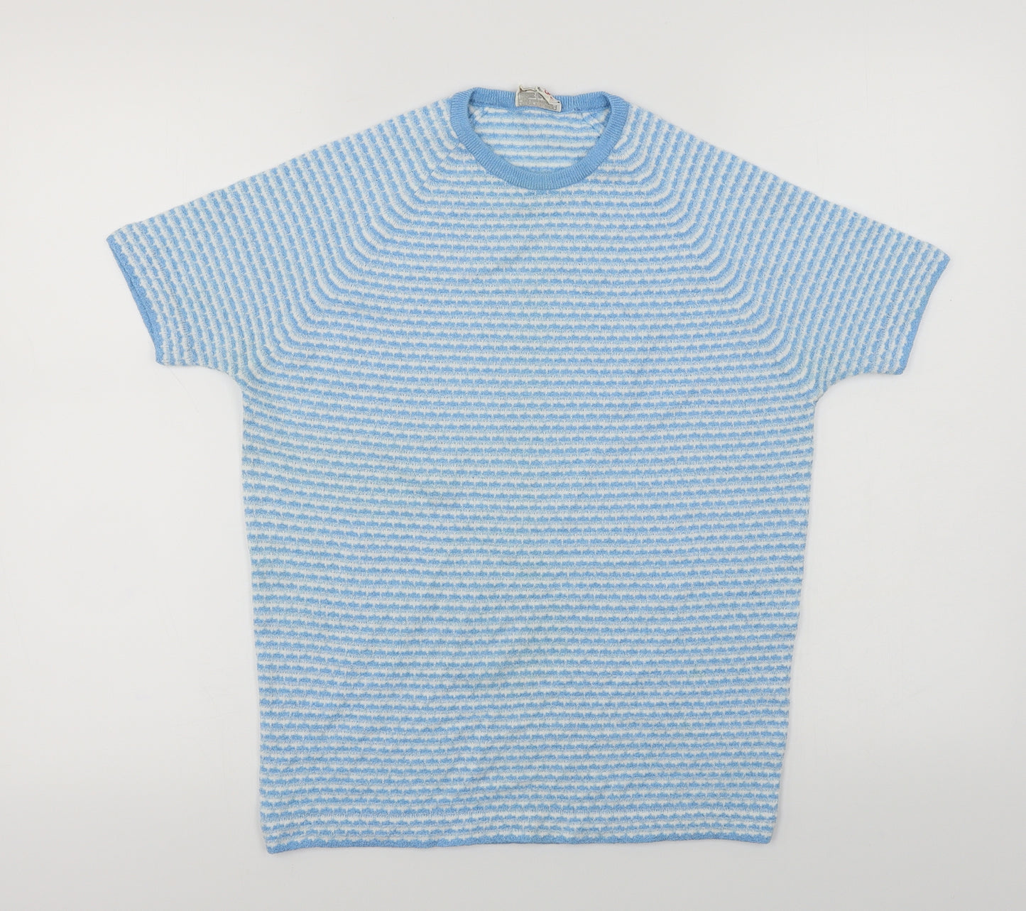 St michael    Womens Blue Striped  Basic T-Shirt Size 14