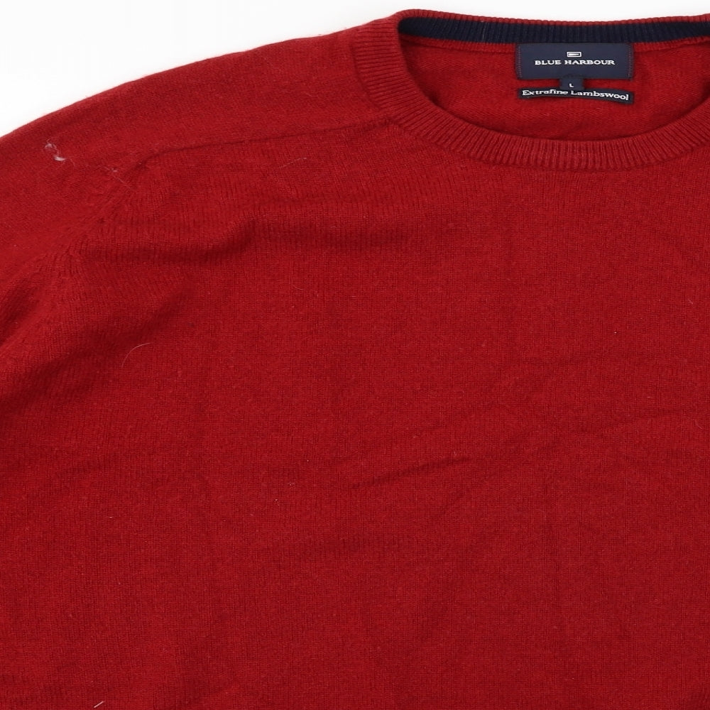 Marks and Spencer  Mens Red   Pullover Jumper Size L