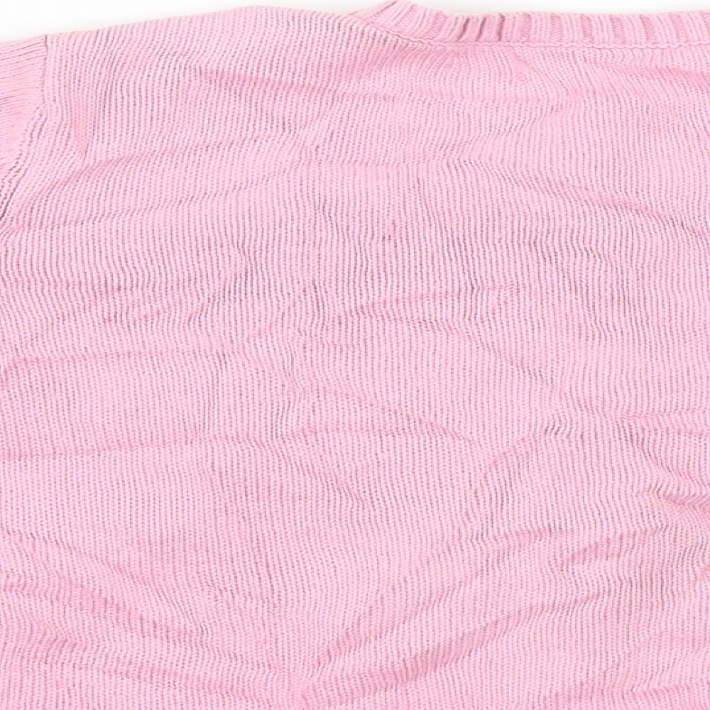 Matalan  Girls Pink   Cardigan Jumper Size 5-6 Years