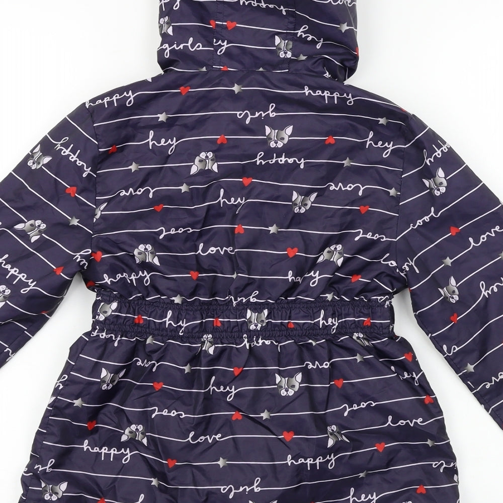 George  Girls Blue   Kimono Coat Size 7-8 Years