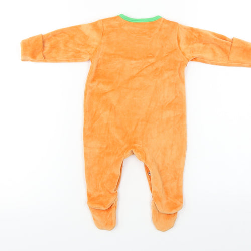 Nutmeg Boys Orange   Babygrow One-Piece Size 0-3 Months
