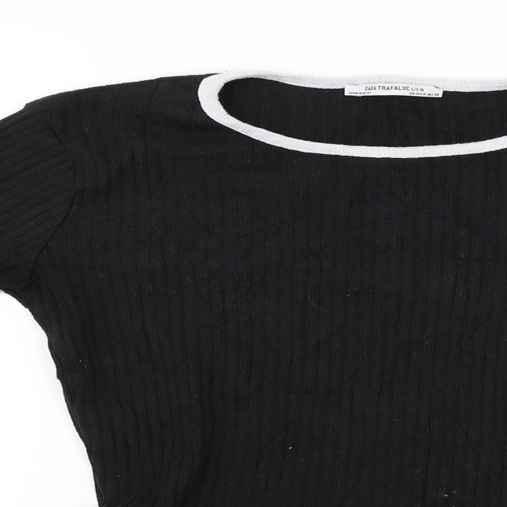 Zara Womens Black   Pullover Jumper Size S