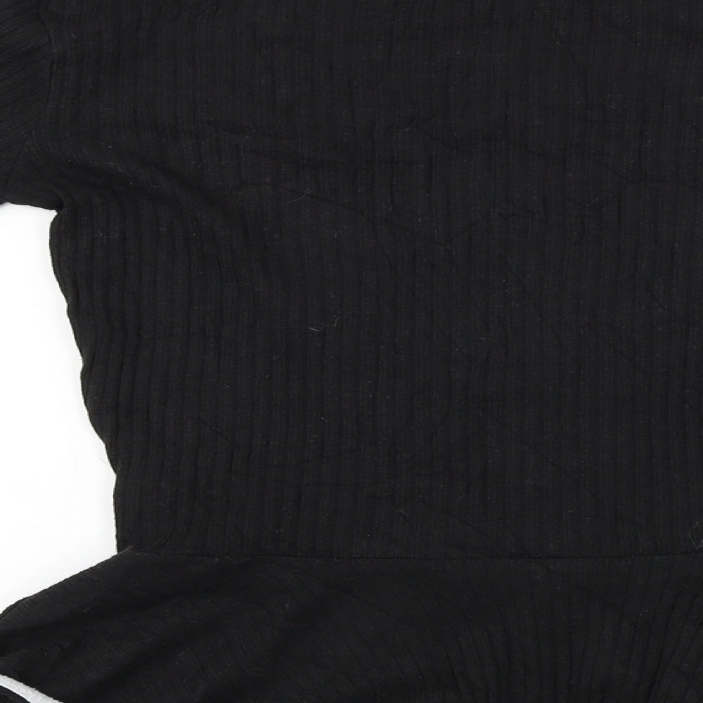 Zara Womens Black   Pullover Jumper Size S