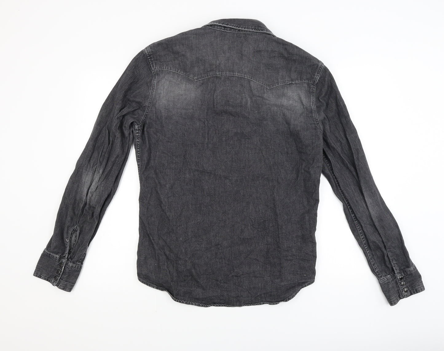 Gap Mens Grey    Button-Up Size M