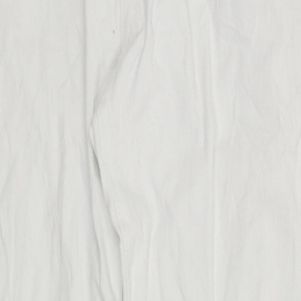 Denim Co Womens White   Cropped Jeans Size 14 L25 in