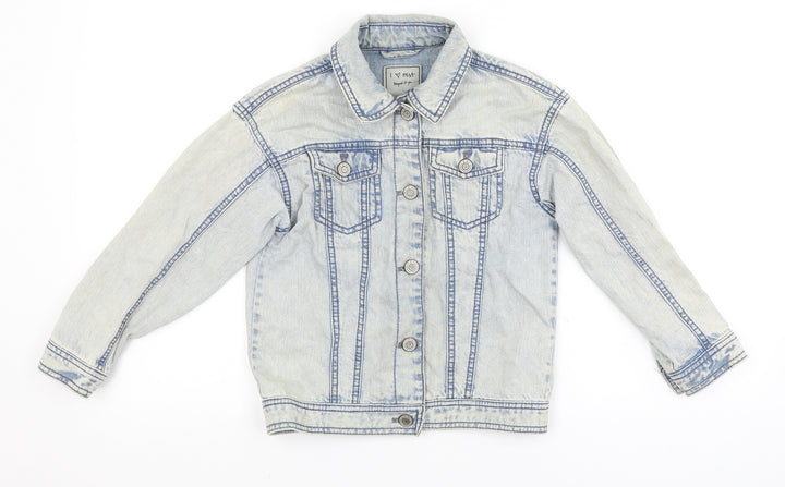NEXT Girls Blue  Denim Jacket  Size 8 Years  - LA California