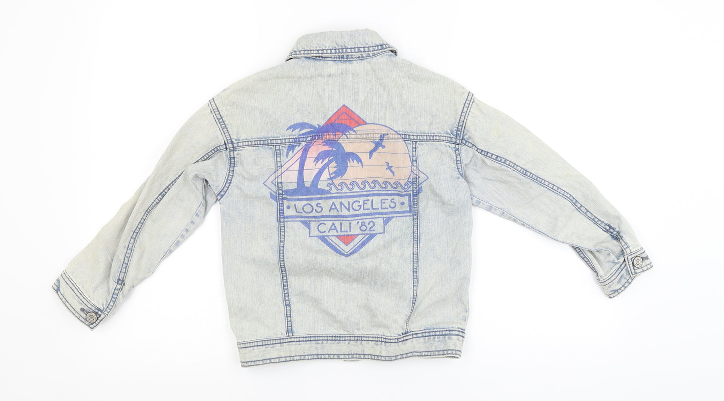 NEXT Girls Blue  Denim Jacket  Size 8 Years  - LA California
