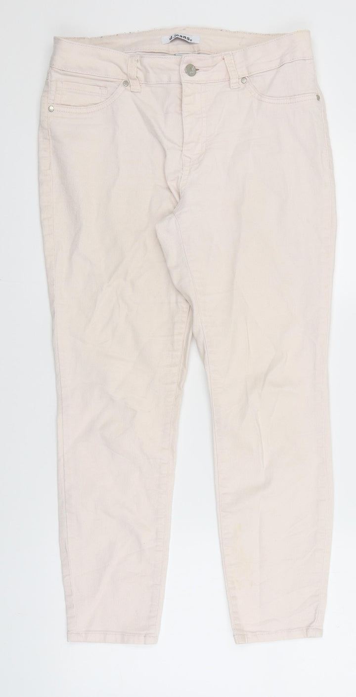 d.jeans Womens Pink Skinny Jeans Size 8 L25 in