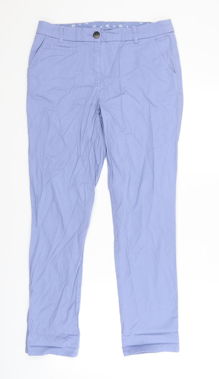 Maine Womens Blue Capri Trousers Size 10 L27 in