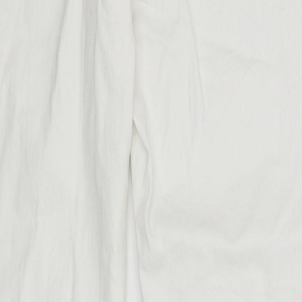 Papaya Womens White   Straight Jeans Size 16 L31.5 in