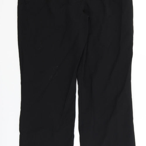 Marks and Spencer Womens Black   Dress Pants Trousers Size 12 L27 in