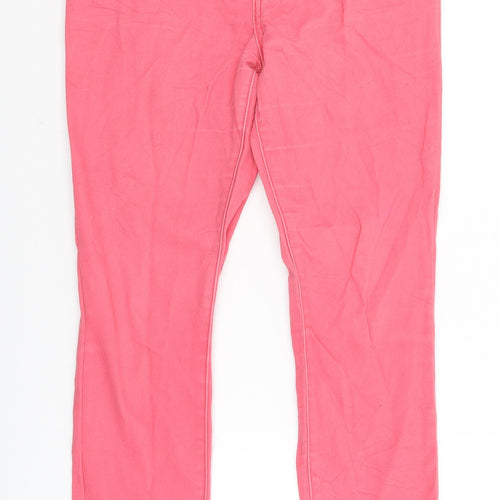 FOREVER 21 Womens Pink   Skinny Jeans Size 8 L26 in