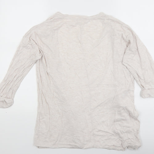 Basics Womens Ivory   Cardigan Jumper Size L