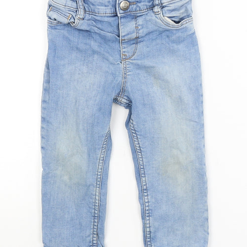 H&M Baby Blue   Capri Trousers Size 12-18 Months