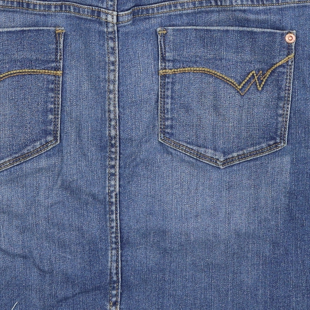 NEXT Womens Blue   Mini Skirt Size 10