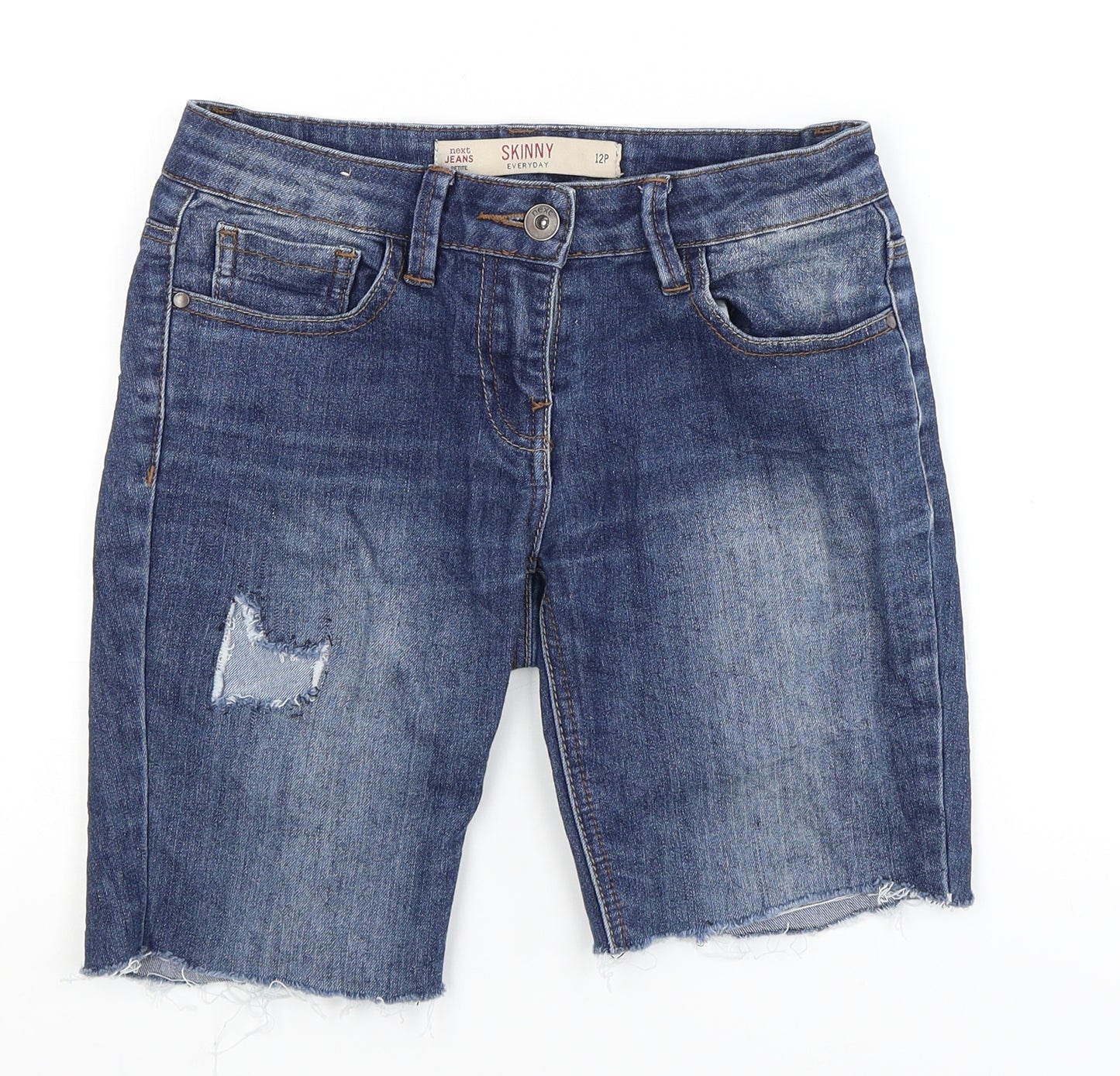 NEXT Womens Blue  Denim Mom Shorts Size 12
