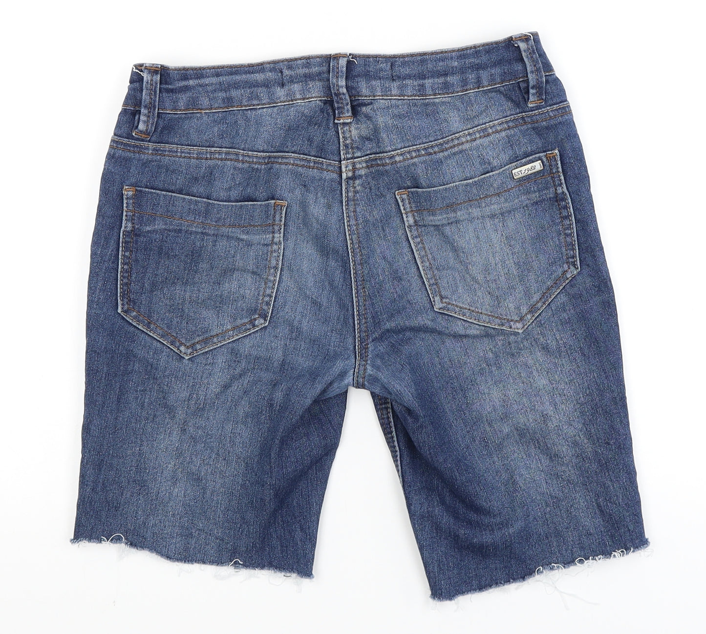 NEXT Womens Blue  Denim Mom Shorts Size 12