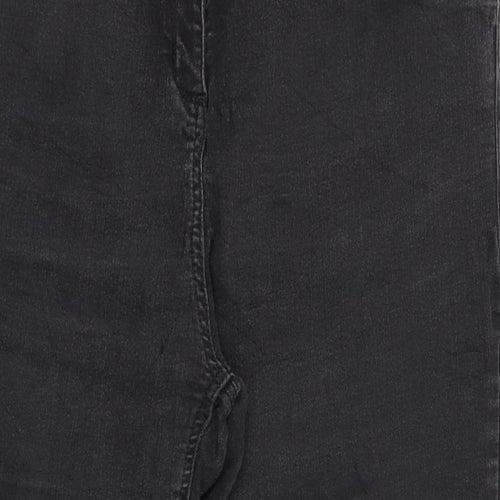 George Womens Black  Denim Cropped Jeans Size 24 L20.5 in