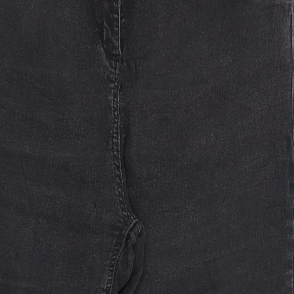 George Womens Black  Denim Cropped Jeans Size 24 L20.5 in
