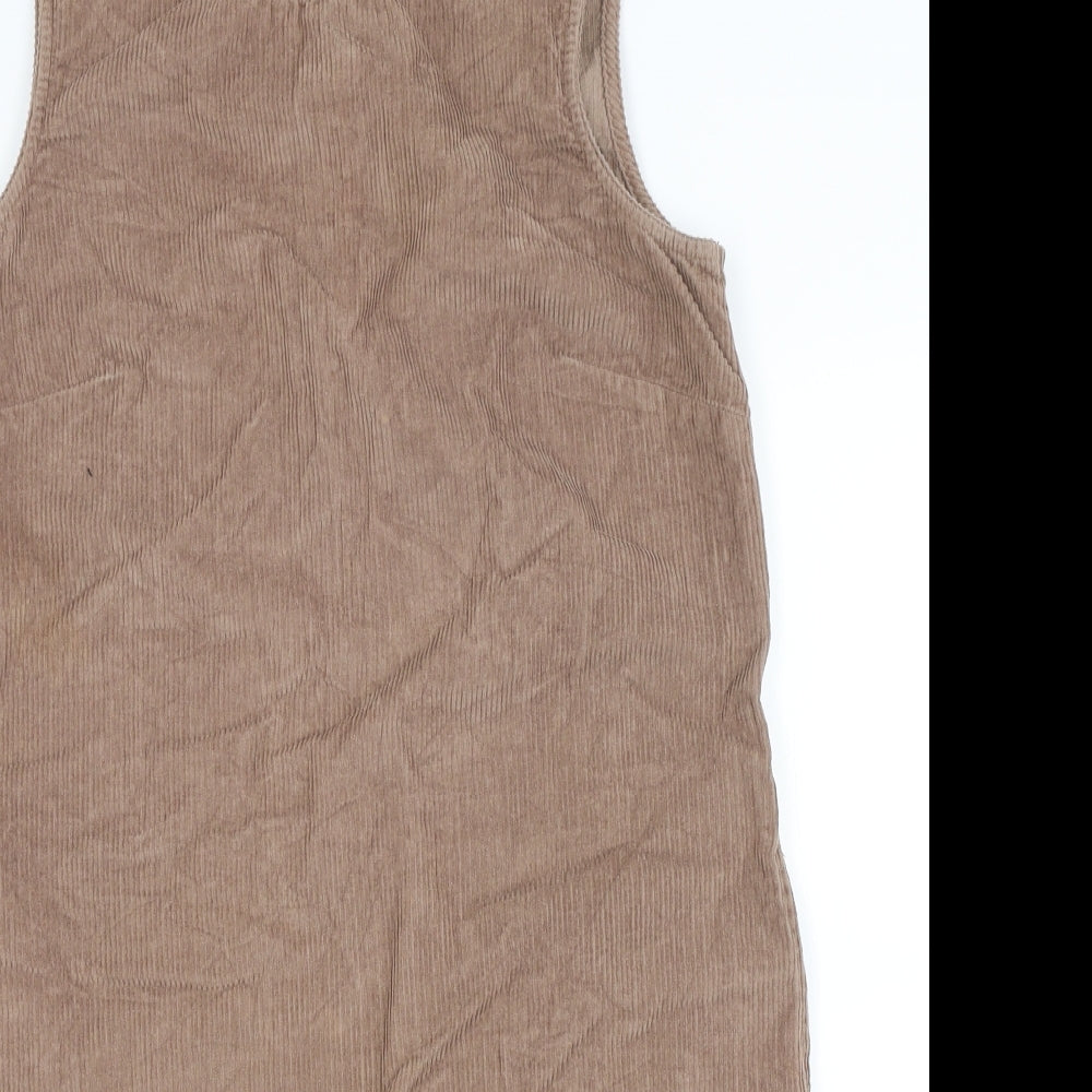 Roman Womens Brown  Corduroy A-Line  Size 12