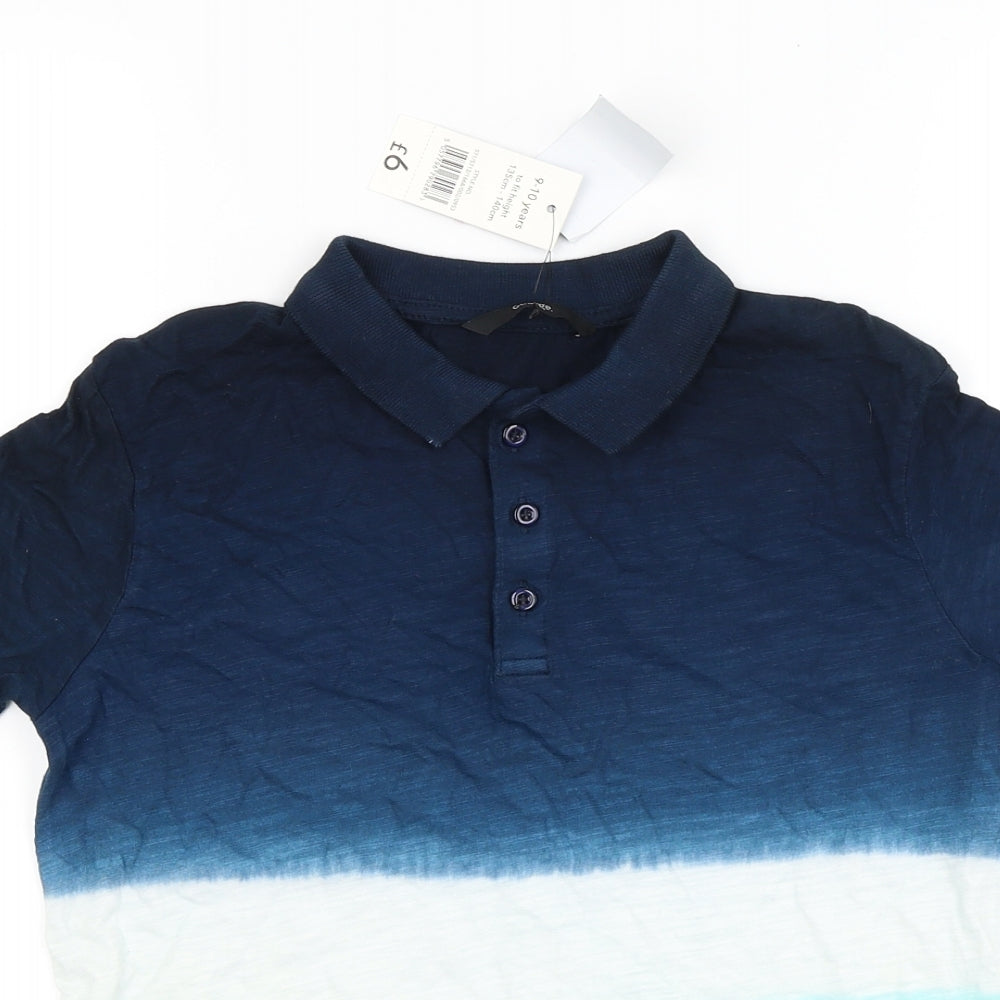 George Boys Blue   Basic T-Shirt Size 9-10 Years