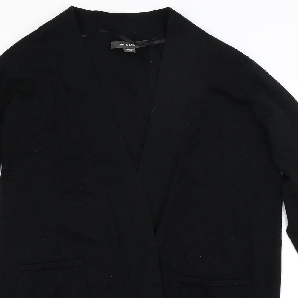Primark Womens Black   Cardigan Jumper Size 12
