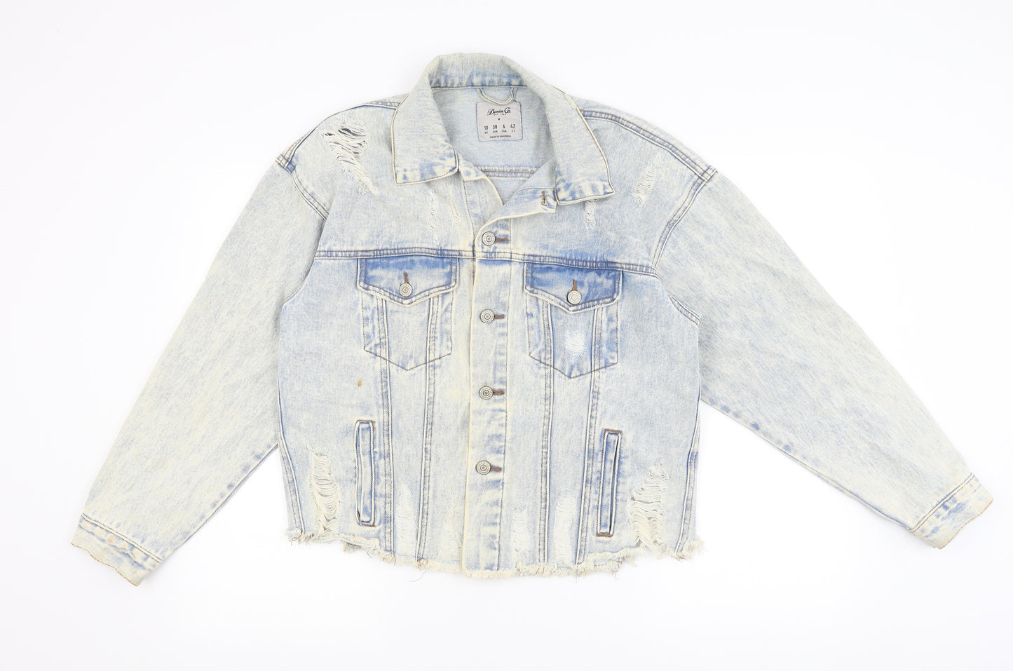 Denim Co Womens Blue  Denim Jacket  Size 10