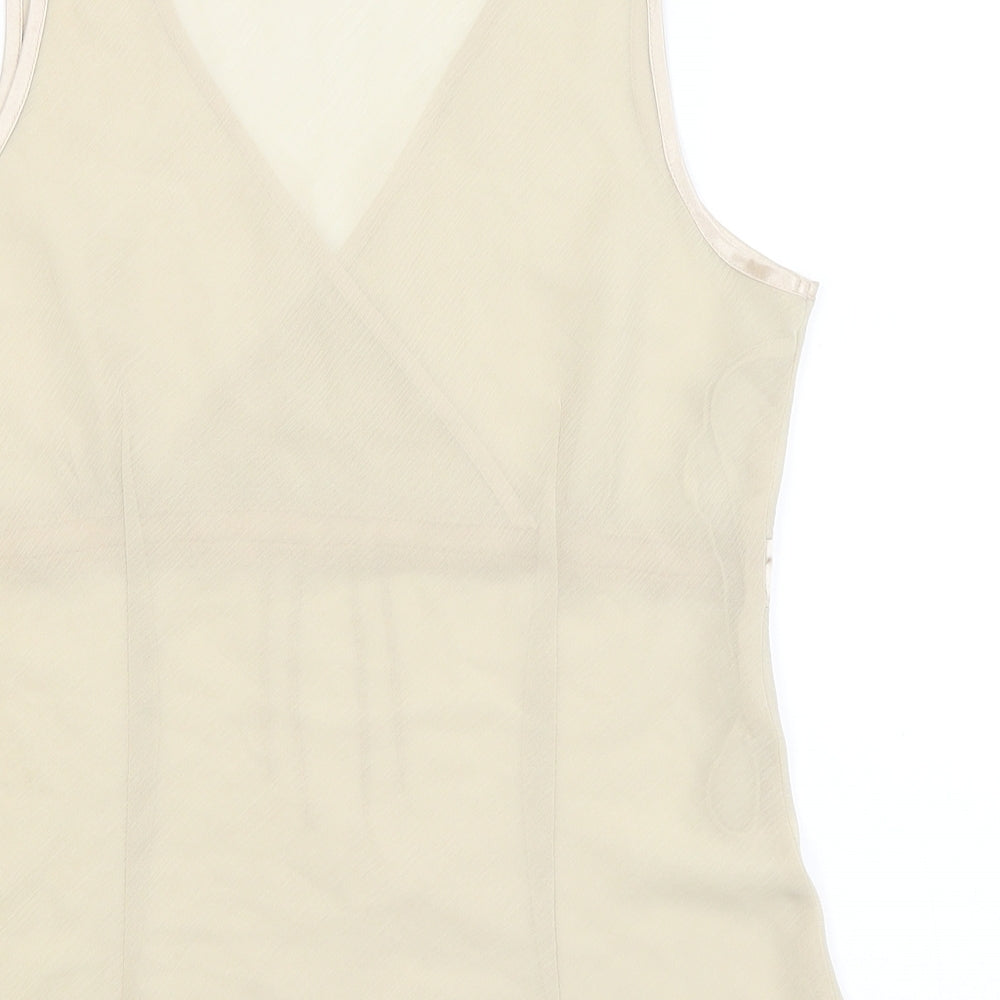 La Vie Womens Yellow   Basic Tank Size 12