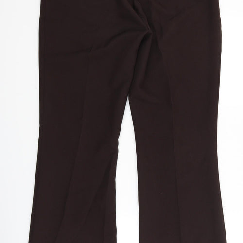 Amarento Womens Brown   Dress Pants Trousers Size 14 L29.5 in